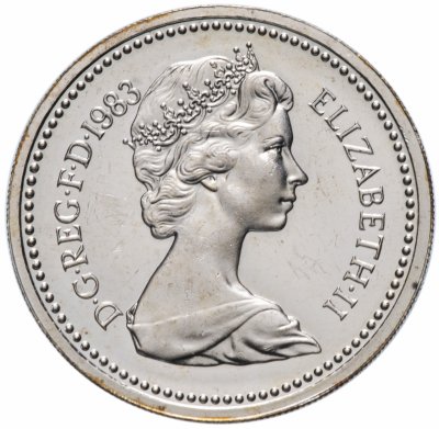 купить Великобритания 1 фунт (pound) 1983 Proof серебро
