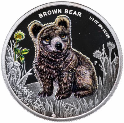 купить Тувалу 50 центов 2013 "Детеныши леса - Серый волк"