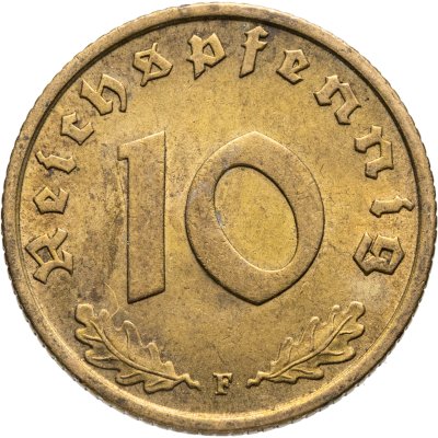 купить Германия (Третий рейх) 10 рейхспфеннигов (reichspfennig) 1938