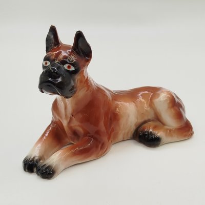 купить Статуэтка "Боксер", фаянс, аэрография, Азия, 1970-1990 гг.
