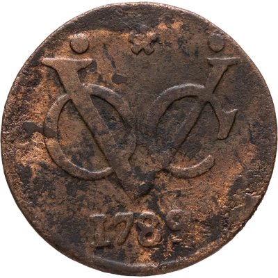 купить Голландская Ост-Индия 1 дуит 1789 Герб Западной Фрисландии