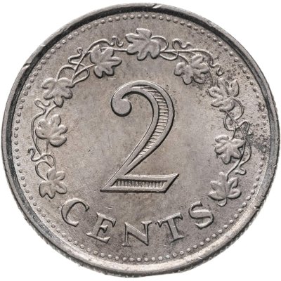 купить Мальта 2 цента 1977