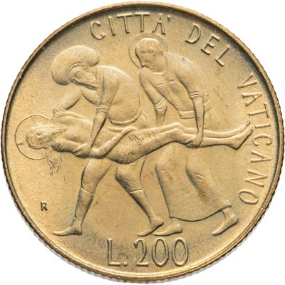 купить Ватикан 200 лир 1981