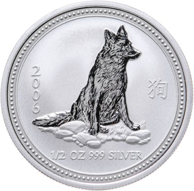 купить Австралия 50 центов 2006 "Восточный календарь. Год собаки"