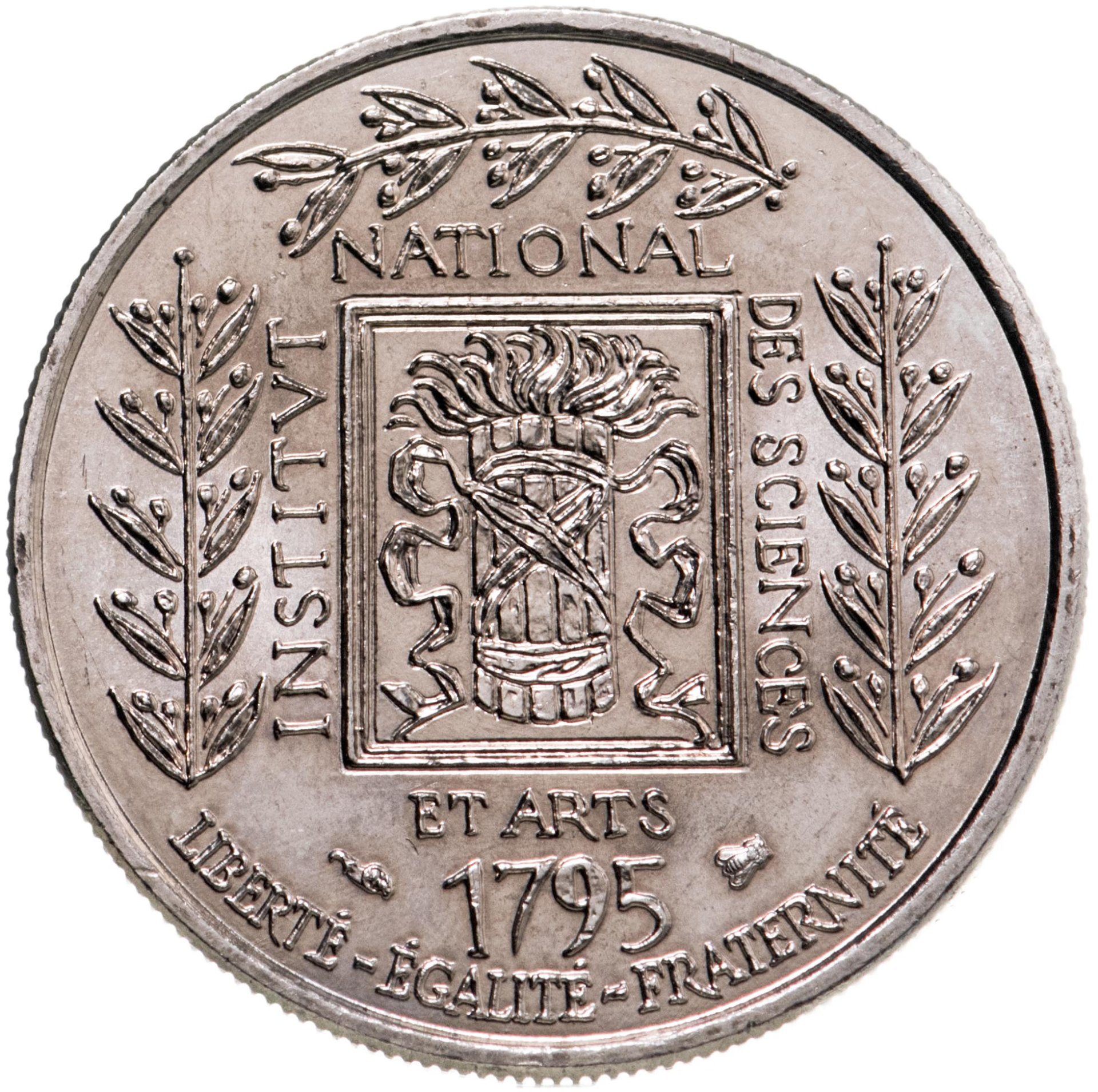 Монета Франция 1 франк 1995 