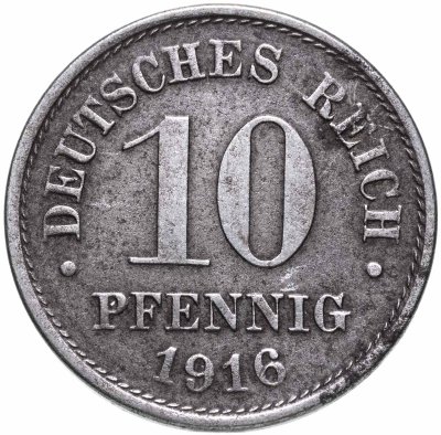 купить Германия 10 пфеннигов 1916