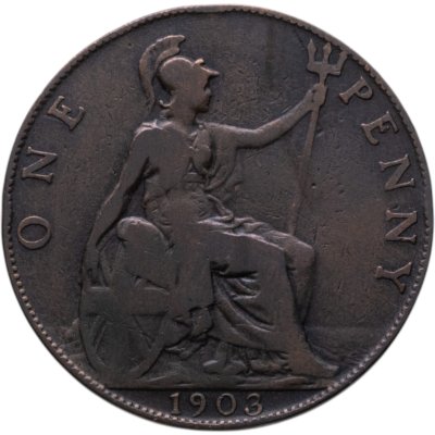 купить Великобритания 1 пенни (penny) 1903