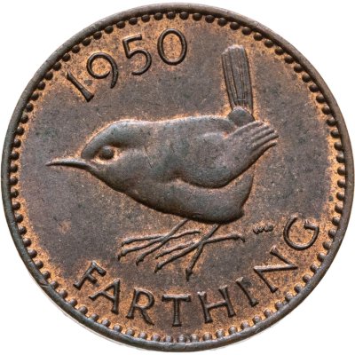 купить Великобритания 1 фартинг (farthing) 1950