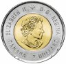 Купить Канада 2 доллара (dollar)  2020 "75 лет окончания Второй мировой войны" (цветная)