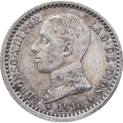 купить Испания 50 сентимо (centimos) 1910