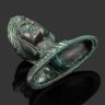 Купить Миниатюрный бюст Данте Алигьери, металл, патинирование, Западная Европа, 1930-1960 гг.