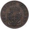 Купить Пруссия 2 пфеннинга (pfenninge) 1864 A, отметка монетного двора: "A" - Берлин