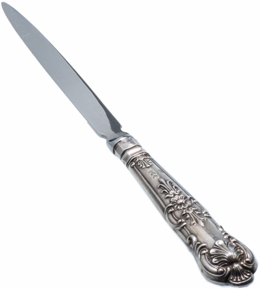 купить Нож для бумаг с серебряной рукоятью. Великобритания