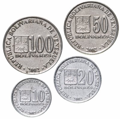 купить Венесуэла, набор из 4 монет 2002 года