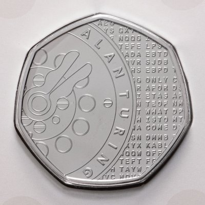 купить Великобритания 50 пенсов 2022 "Алан Тьюринг" в буклете