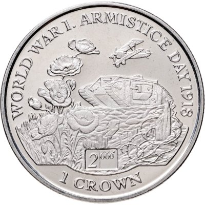 купить Остров Мэн 1 крона (crown) 1999 "80 лет Дню перемирия"