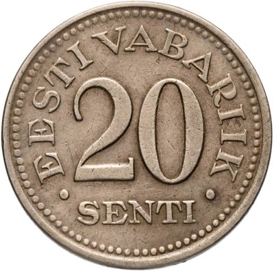 купить Эстония 20 сентов (senti) 1935