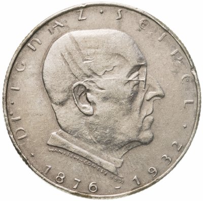 купить Австрия 2 шиллинга 1932 "Игнац Сейпель"