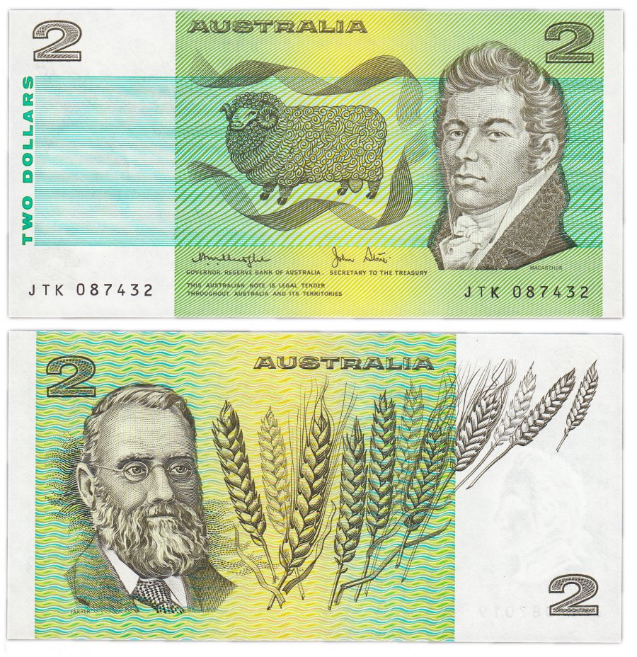 купить Австралия 2 доллара 1985 (Pick 43с)