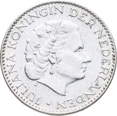 купить Нидерланды 1 гульден (gulden) 1957
