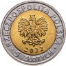 Купить Польша 5 злотых 2022 Мошненский замок