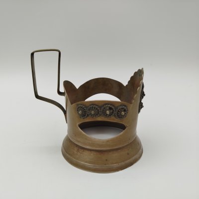 купить Подстаканник "Бусины" ("Шишки"), латунь, СССР, 1970-1990 гг.