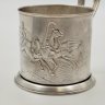 Купить Подстаканник «Зимняя тройка», мельхиор (медь-никель), Мстерский завод художественных изделий «Ювелир», 1960-1990 гг.