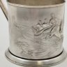 Купить Подстаканник «Зимняя тройка», мельхиор (медь-никель), Мстерский завод художественных изделий «Ювелир», 1960-1990 гг.