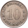 Купить Германия "Золинген" 10 пфеннигов 1919 нотгельд