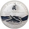 Купить США 1 доллар (dollar) 1995 "XXVI летние Олимпийские Игры, Атланта 1996 - Гимнастика"