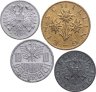 Купить Австрия набор монет для обращения 1959-2001 (4 шт)