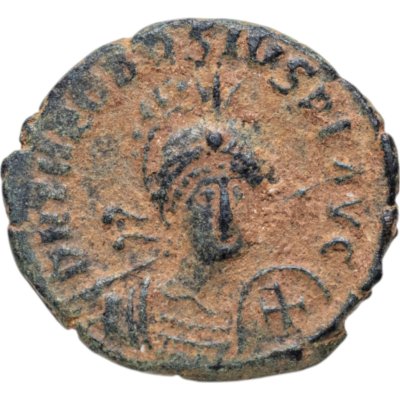 купить Римская империя, Феодосий II, 402-450 годы, Нуммий.