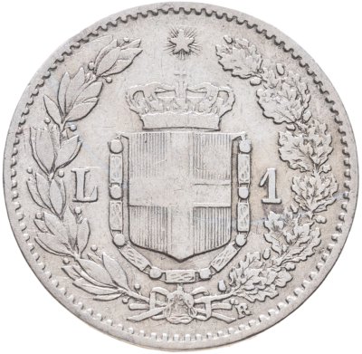 купить Италия 1 лира 1886