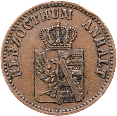 купить Германия, Ангальт-Бернбург 3 пфеннига 1867