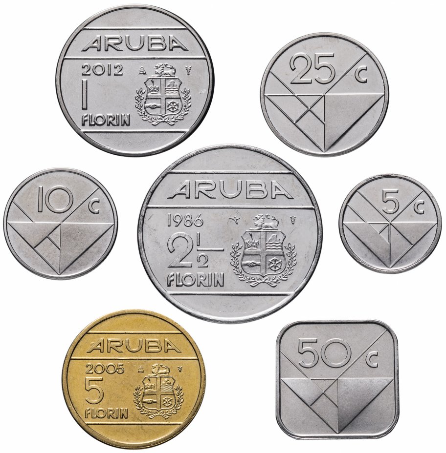 купить Аруба набор (7 монет) 1986-2012