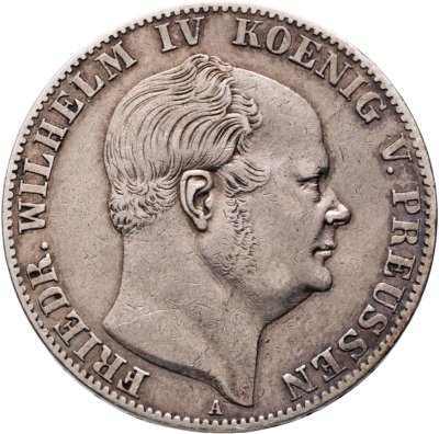 купить Германия, Пруссия 1 союзный талер (vereinsthaler) 1859 A