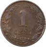 Купить Нидерланды 1 цент 1881 [KM#107]