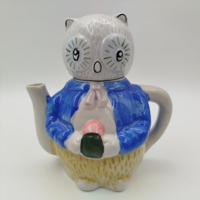 купить Чайник декоративный "Сова", фарфор, роспись, Европа, 2000-2010 гг.