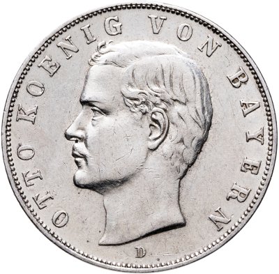 купить Германская империя (Бавария) 3 марки (mark) 1911 D