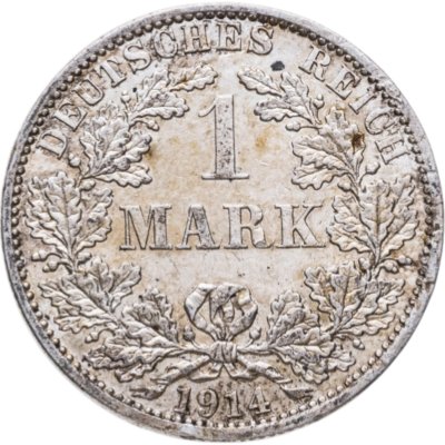 купить Германия 1 марка 1914 знак монетного двора: "A" - Берлин
