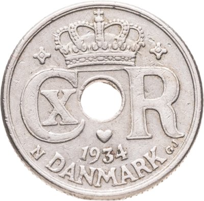 купить Дания 10 эре (ore) 1934