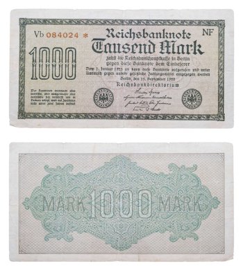 купить Германия 1000 марок 1922