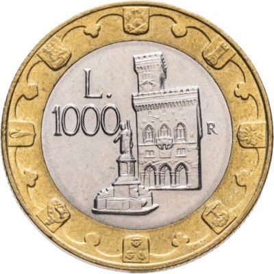 купить Сан-Марино 1000 лир (lire) 1997