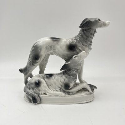 купить Статуэтка "Охотничьи собаки", фарфор, роспись, Германия, 1970-1990 гг.