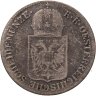 Купить Австрия 6 крейцеров (kreuzer) 1849, знак монетного двора "A" - Вена
