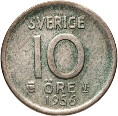 купить Швеция 10 эре (ore) 1956