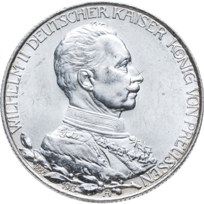 купить Германская империя (Пруссия) 2 марки 1913 "25 лет правления Вильгельма II"