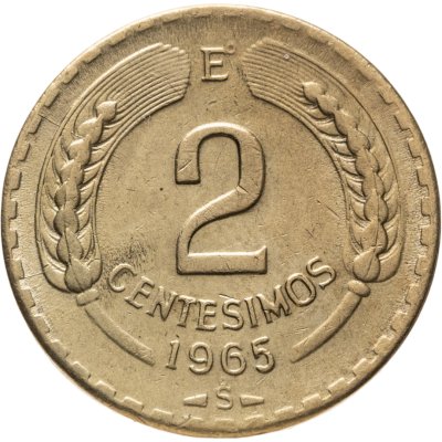 купить Чили 2 сентесимо (centesimos) 1965