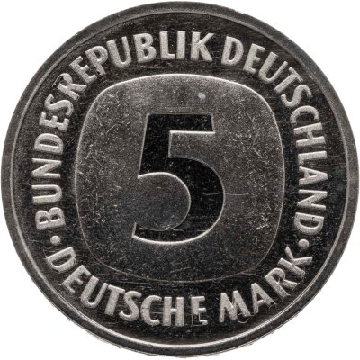 купить Германия 5 марок 1997 G
