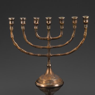 купить Менора (еврейский храмовый семисвечник), латунь, Европа, 1970-1990 гг.